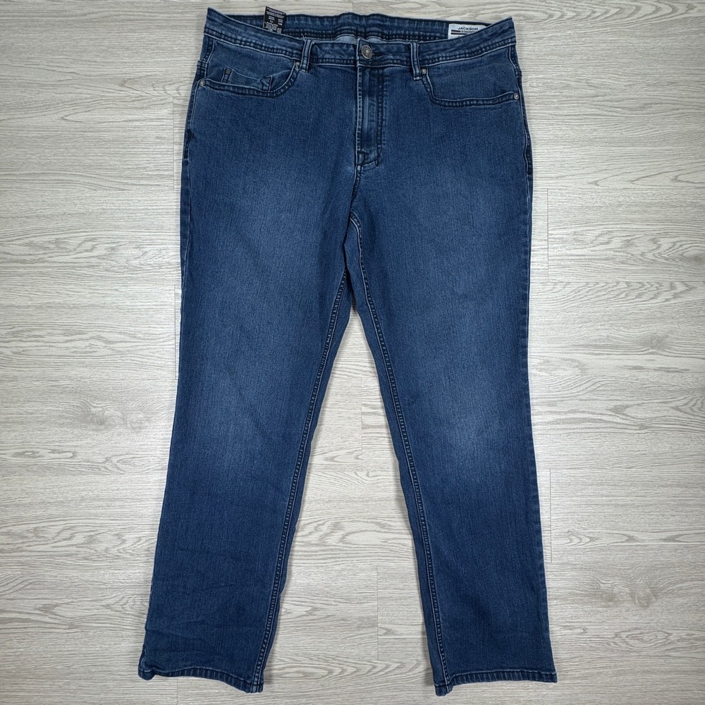 Buffalo‎ David Bitton Men's Jeans Jackson Slim Straight Blue 38x32 Stretch Denim